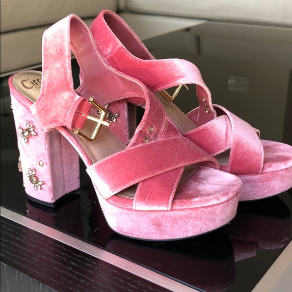 Sam Edelman Shoes - Sam Edelman CIRCUS block velvet heels